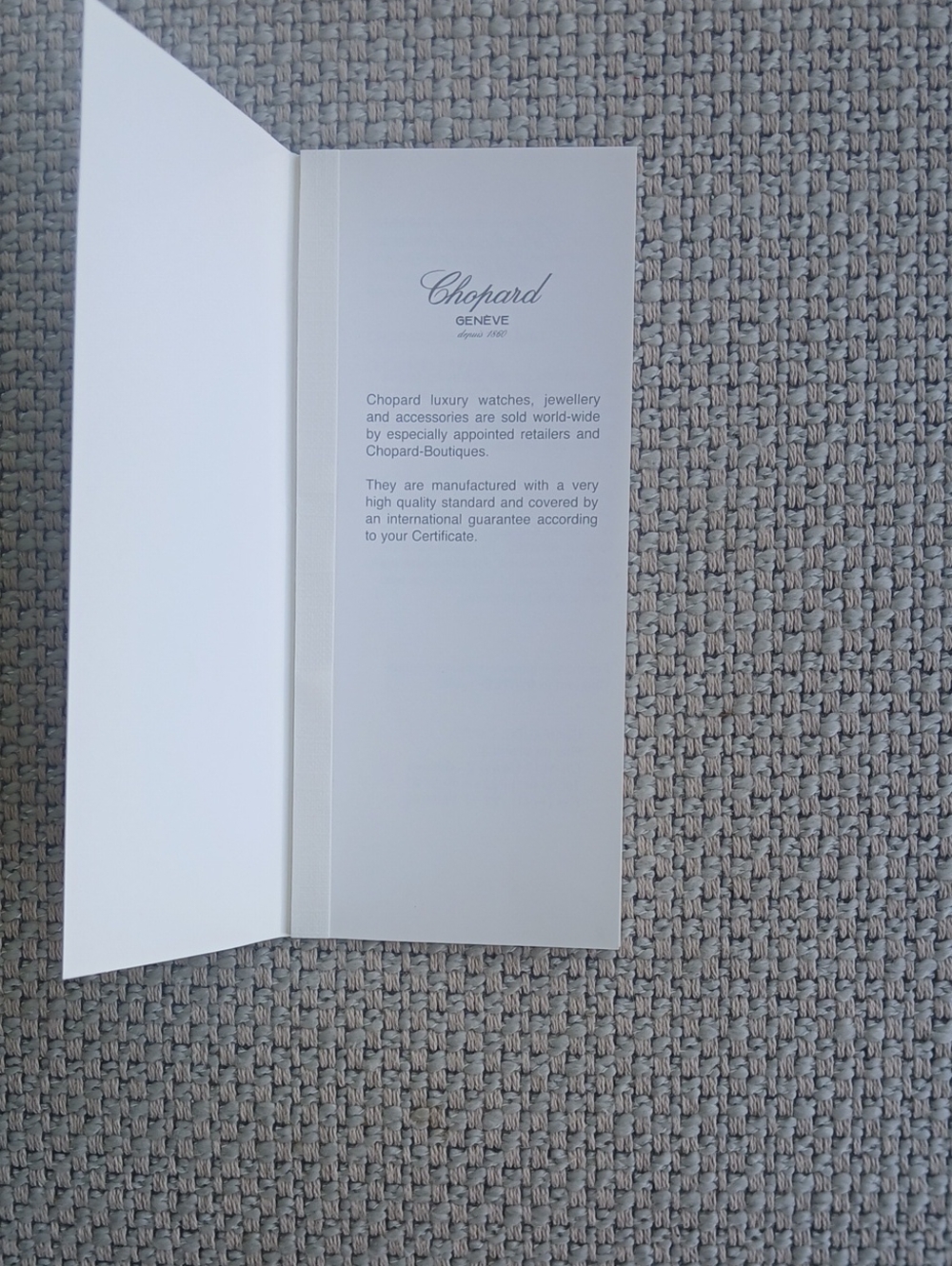Chopard booklet - Picture 2 of 3